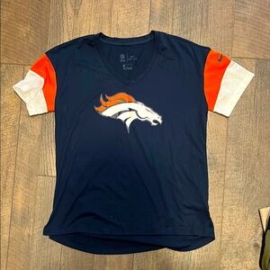 Nike woman’s medium blue Bronco t shirt